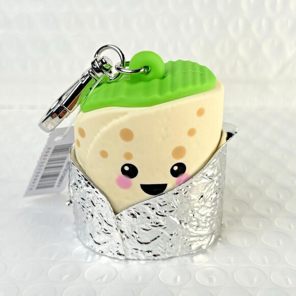 Bath & Body Works Other - Happy Burrito PocketBac Sanitizer Holder Bath & Body Works BBW Metal Clip